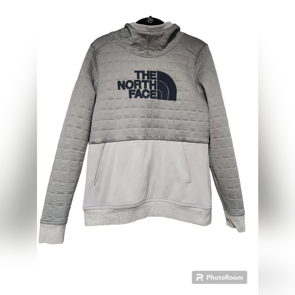 North Face Grey Pullover Hoodie Size M